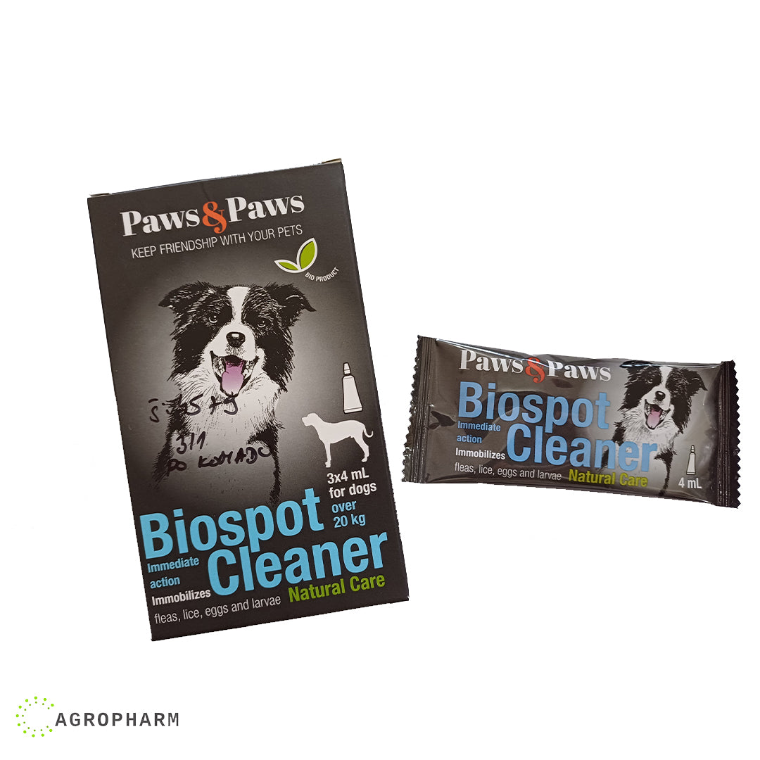 Biospot cleaner ampule protiv buva i krpelja za pse preko 20kg