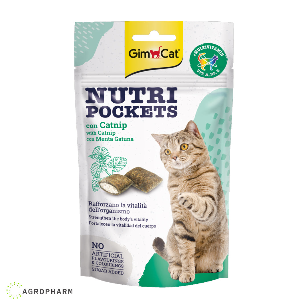 GIMCAT nutri pockets sa mačjom travom 60gr