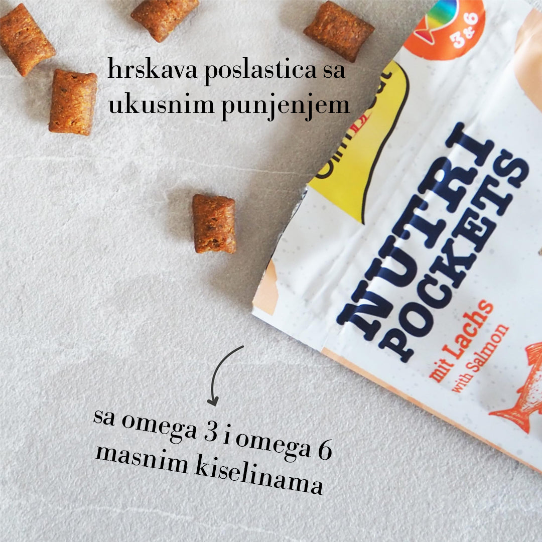 GIMCAT nutri pockets sa lososom 60gr