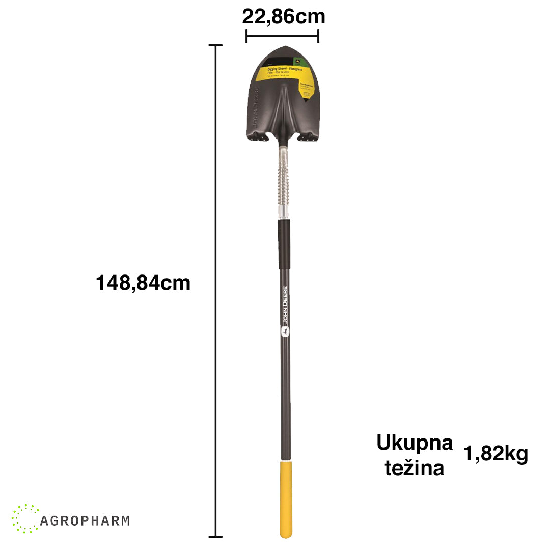 John Deere ašov sa fiber drškom