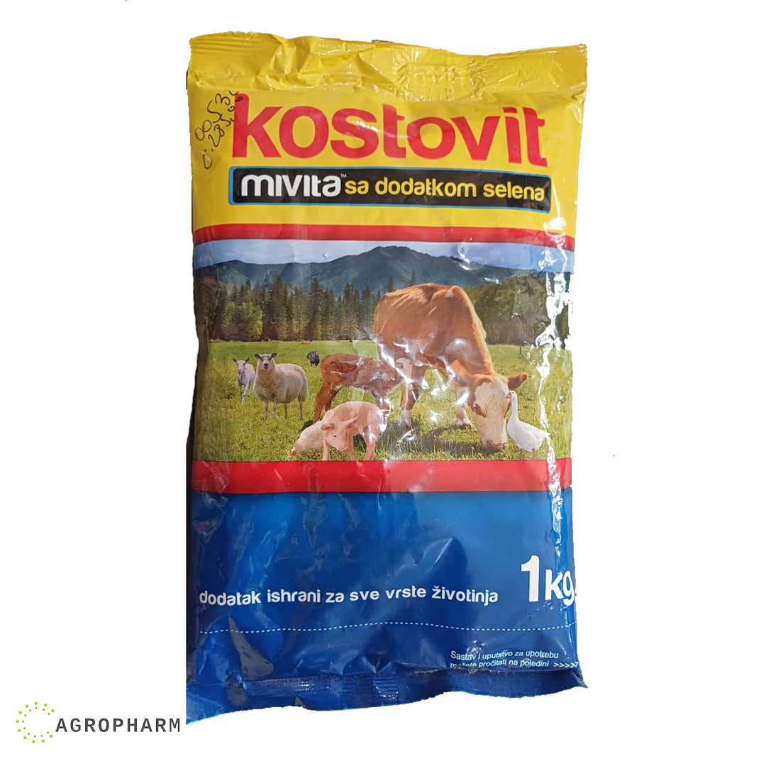 Kostovit sa selenom 1kg za prasad,svinje i piliće