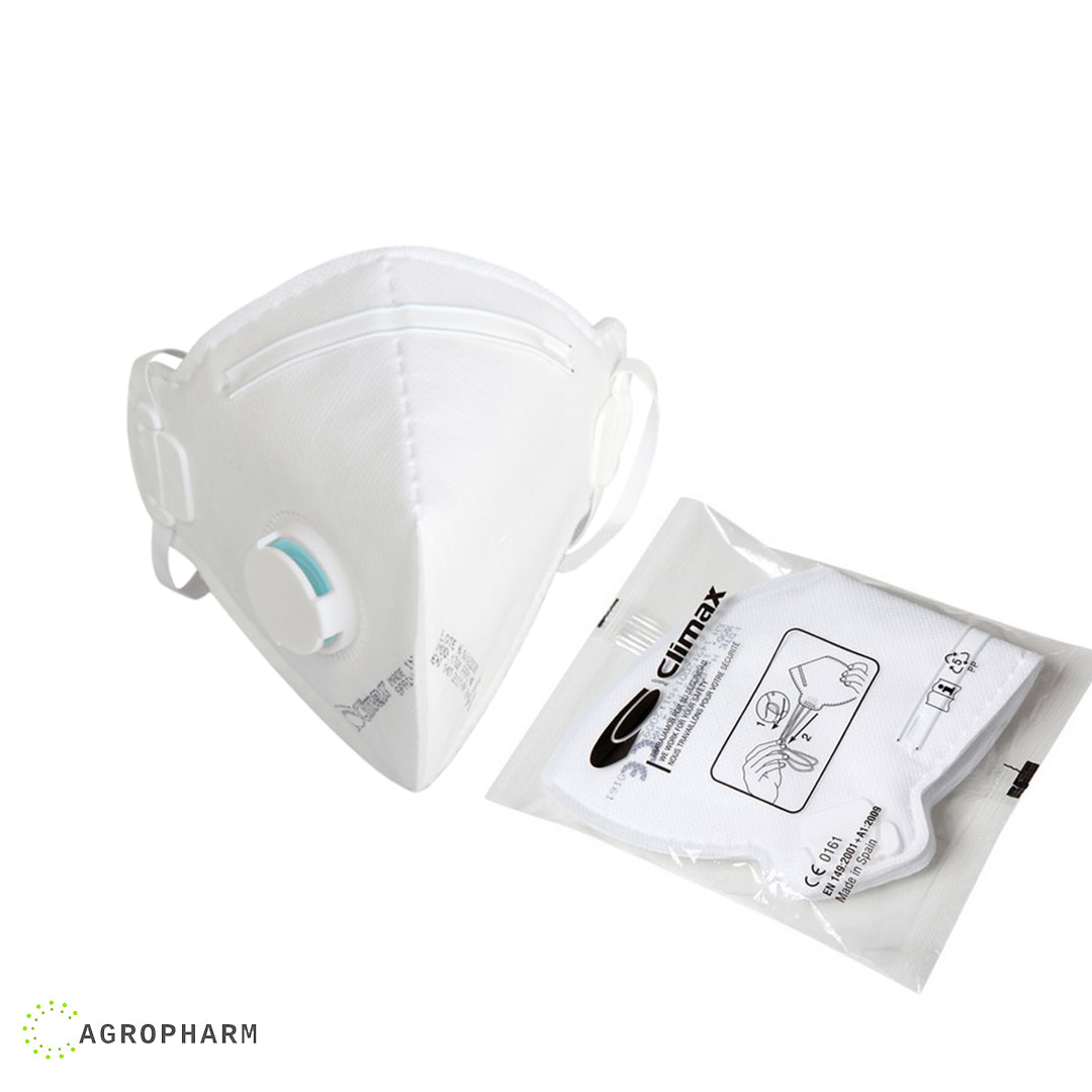 Maska respirator sa ventilom i aktivnim ugljem Climax FFP2