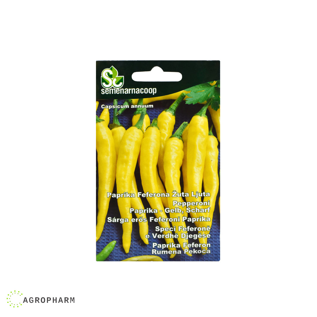 Paprika feferoni žuti ljuti Semenarnacoop