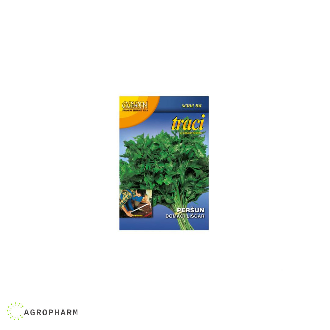Peršun lišćar seme na traci Franchi