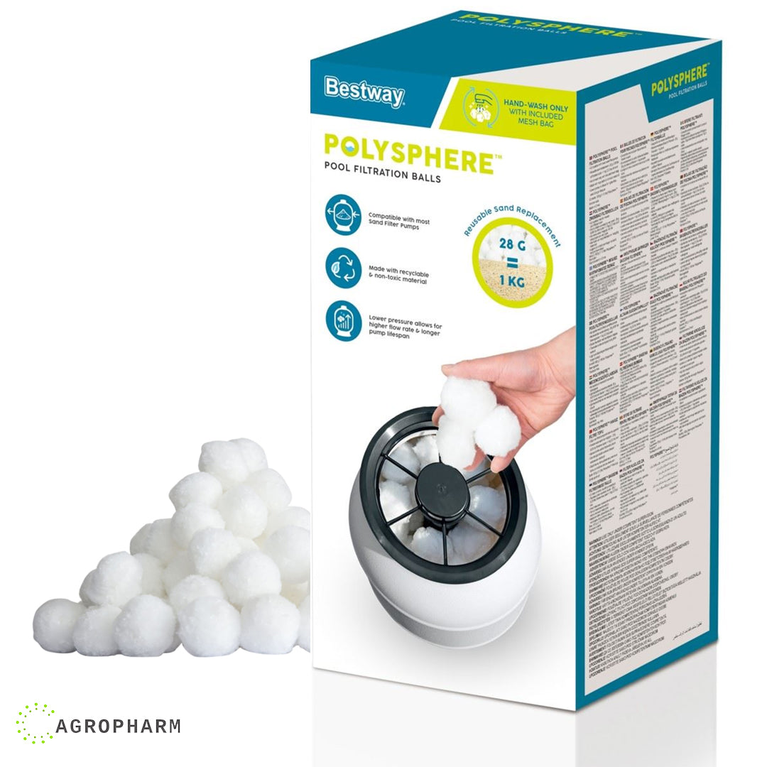 Polysphere bele loptice za čišćenje bazen