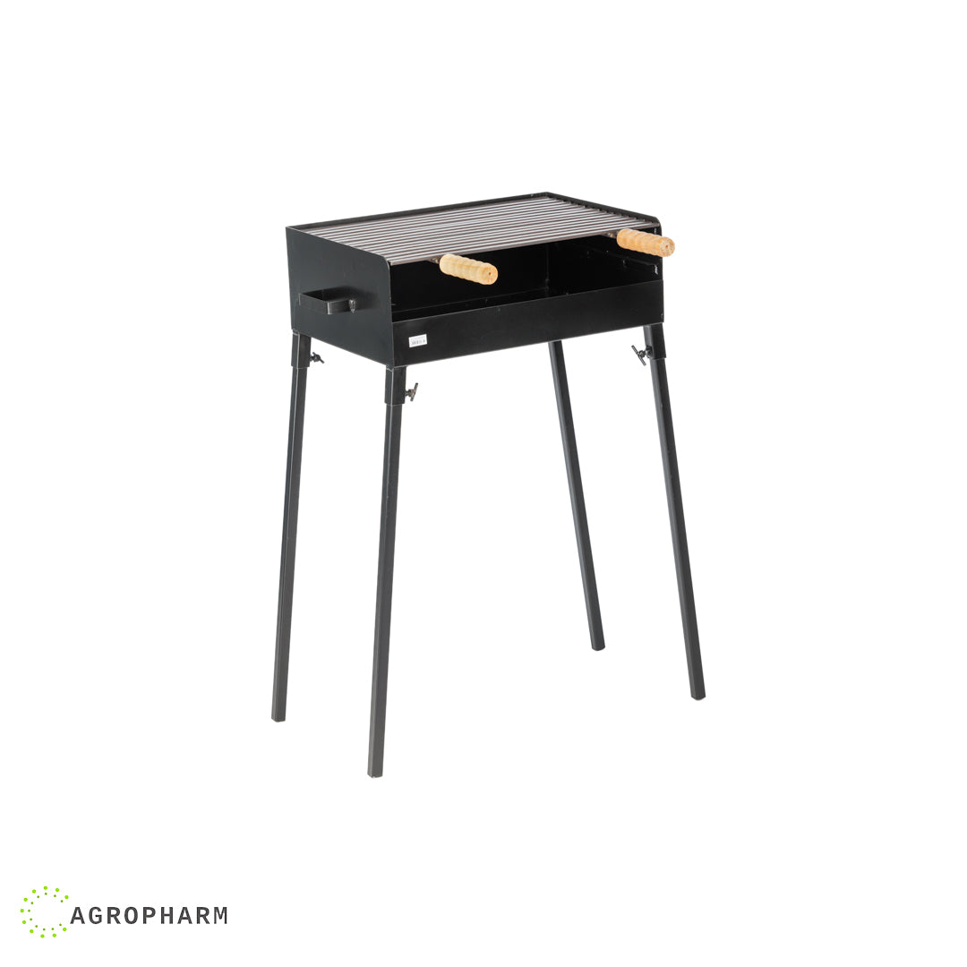 Roštilja sa nogarama i lošištem 50cm x 35cm x 84cm