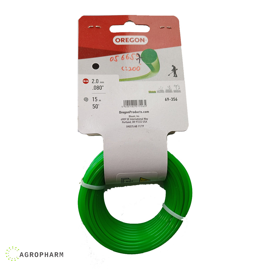 OREGON Silk za trimer okrugli 2.0mm x 15 metara