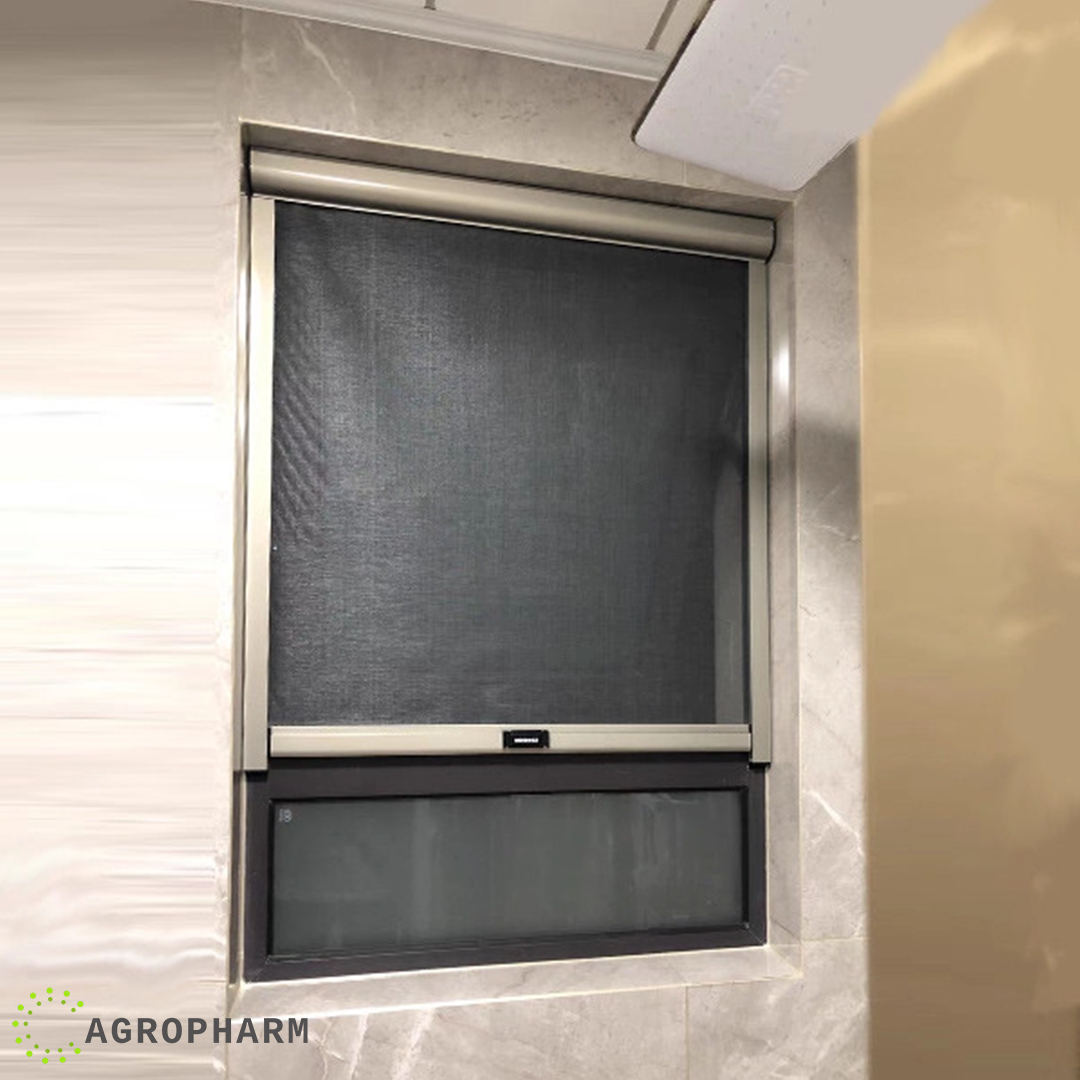 Mreža za komarce 1.5 metara širine Fiber Siva