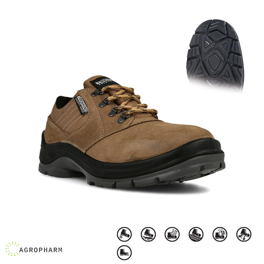 Braon Trekking plitke cipele O2 bez čelične kape