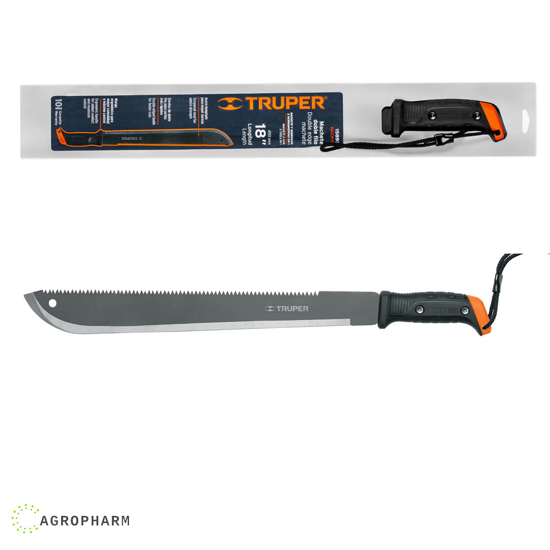 Truper mačeta dvostrano nazubljena