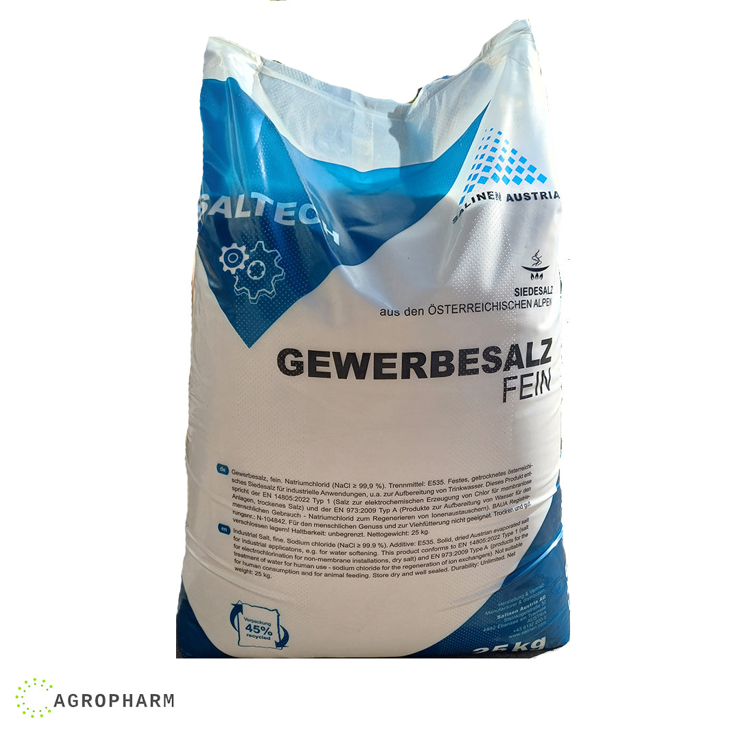 So za elektrolizu vode u bazenima 25kg