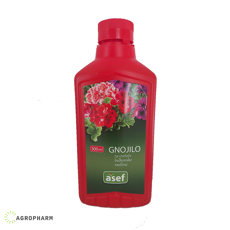 Asef Gnojilo 500ml prihrana za balkonsko cveće