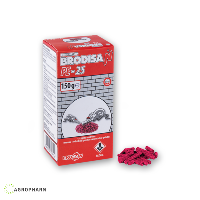Brodisan PE 25 100gr - Otrov za pacove i miševe