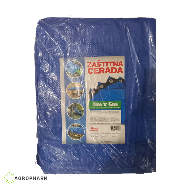 Cerada plava 4x6 Albo