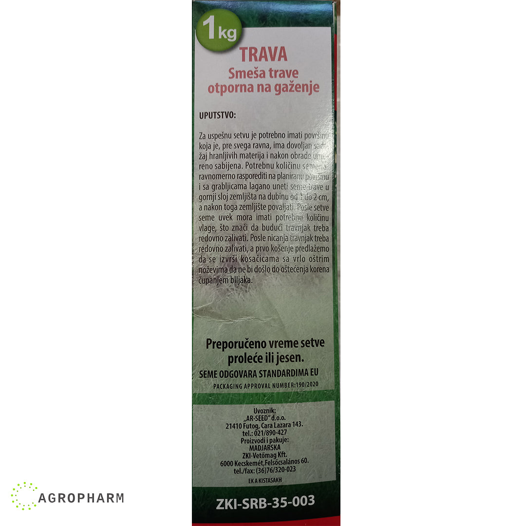 Trava za otporna na gaženje ZKI 1kg
