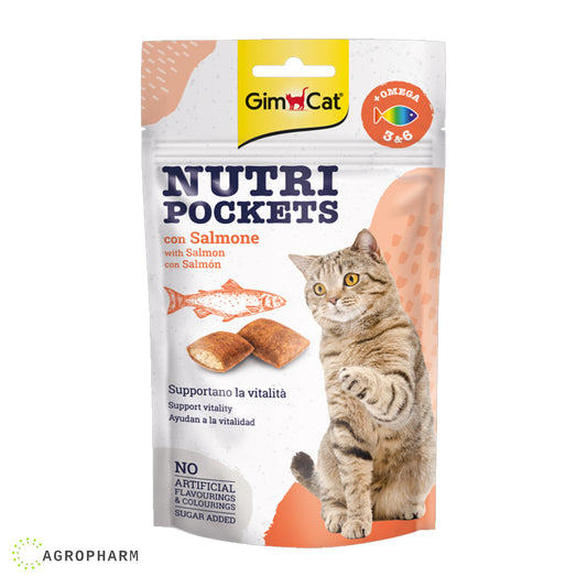 GIMCAT nutri pockets sa lososom 60gr