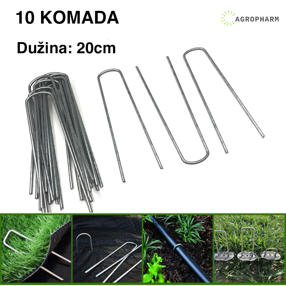 Klinovi za fiksiranje veštačke trave 20cm