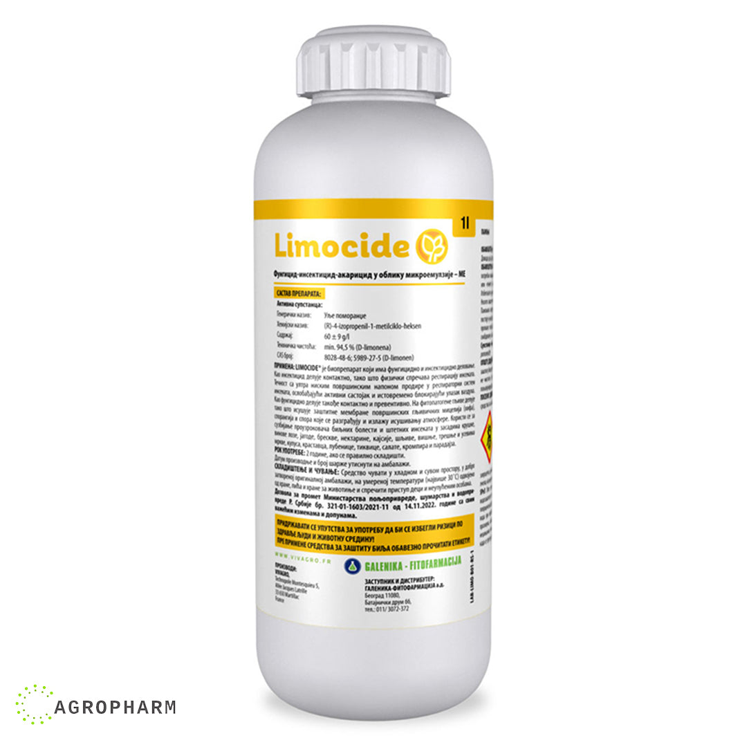 Limocide 1l Organski insekticid i fungicid - Agropharm - Agropharm