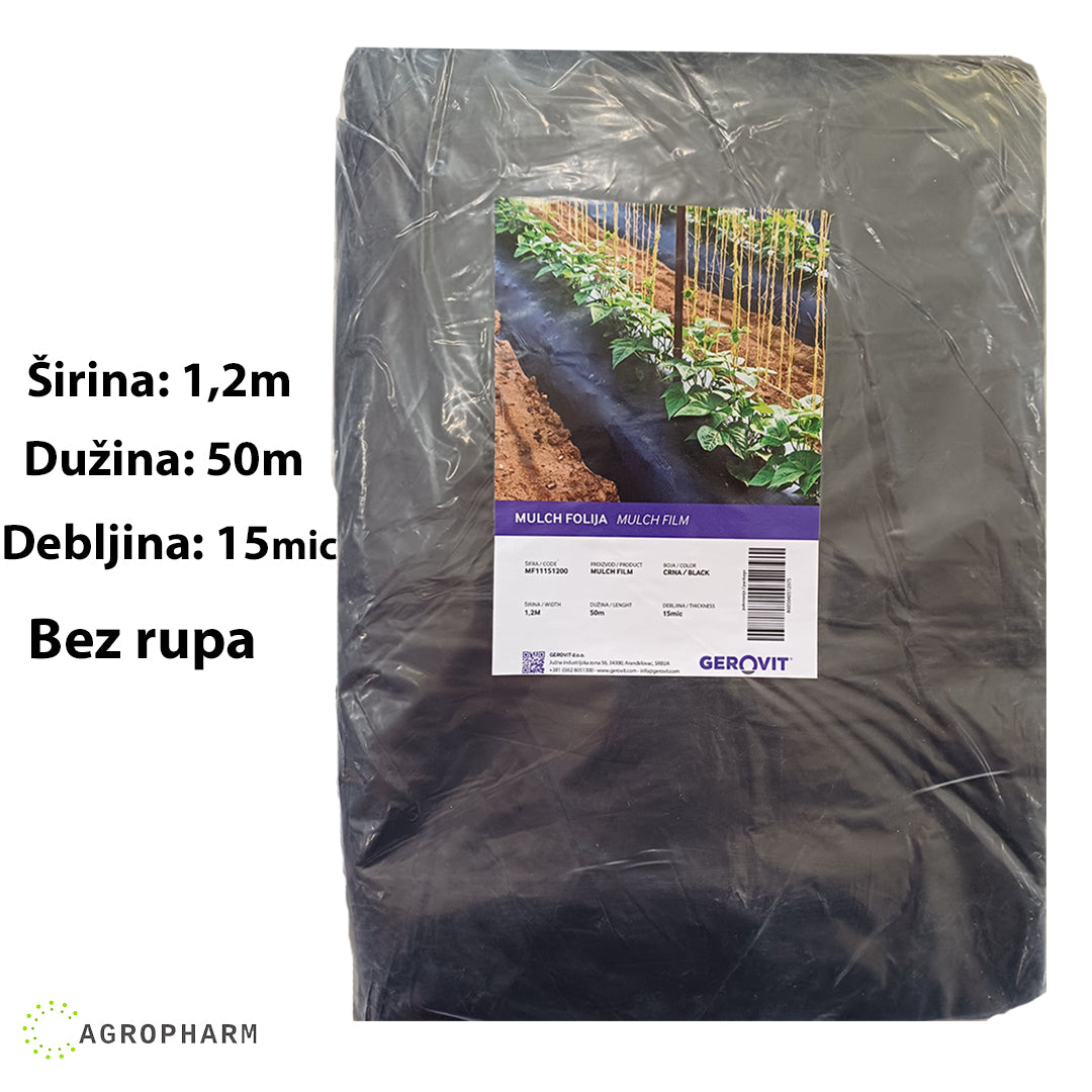 Malc folija 1,2x50 metara bez rupa