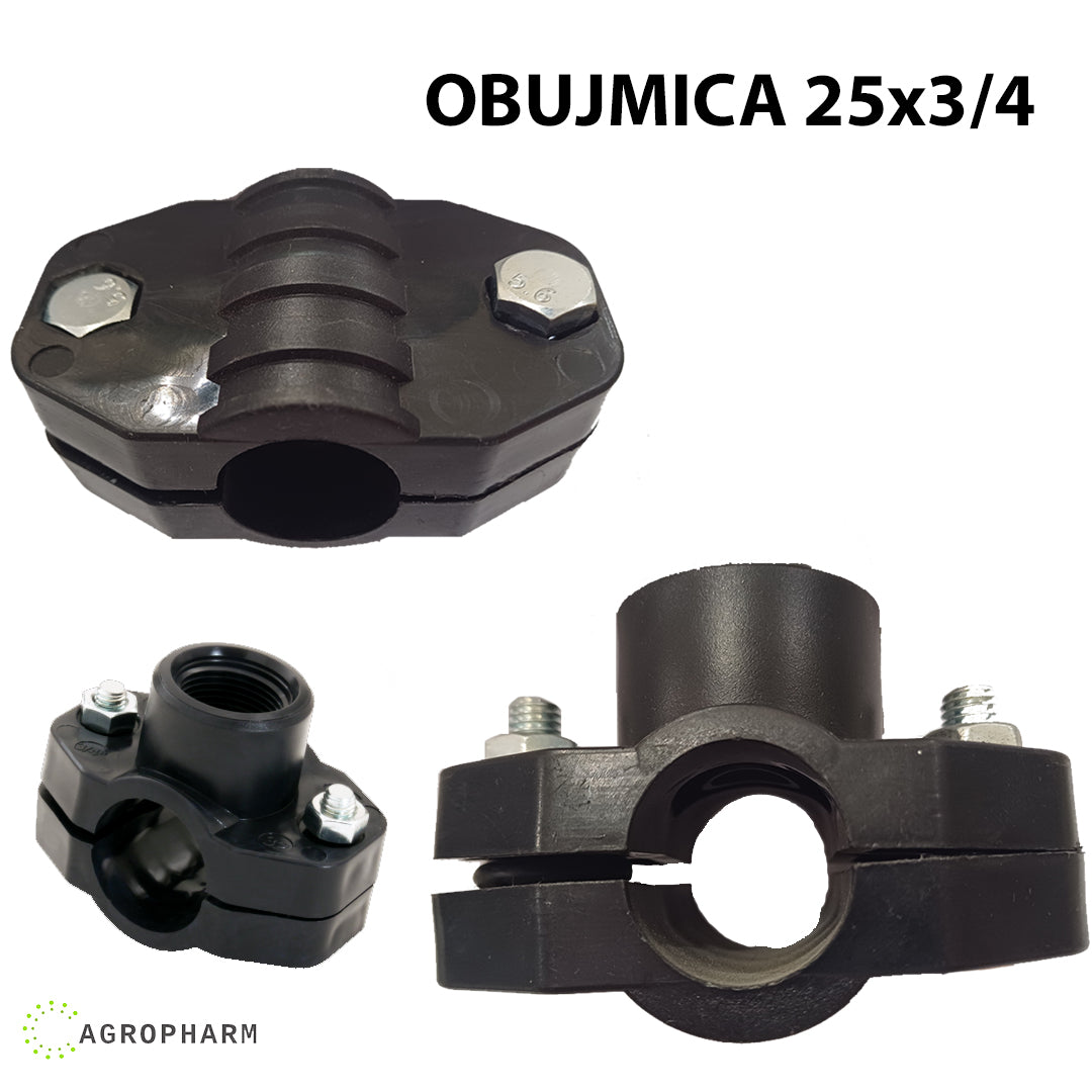 OBUJMICA 25x3/4 za okiten i pe cevi - Agropharm - Agropharm