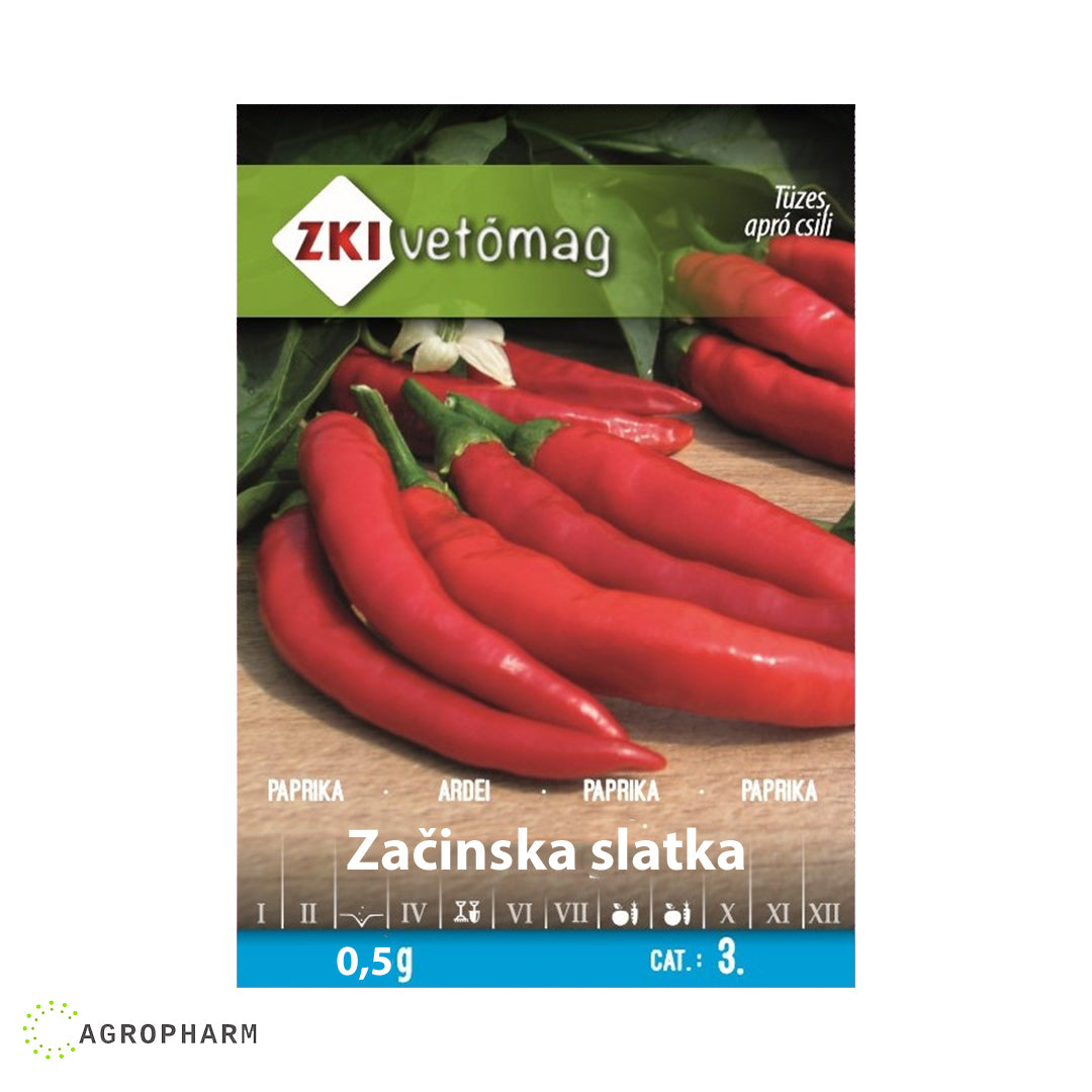 Paprika začinska slatka crvena ZKI seme