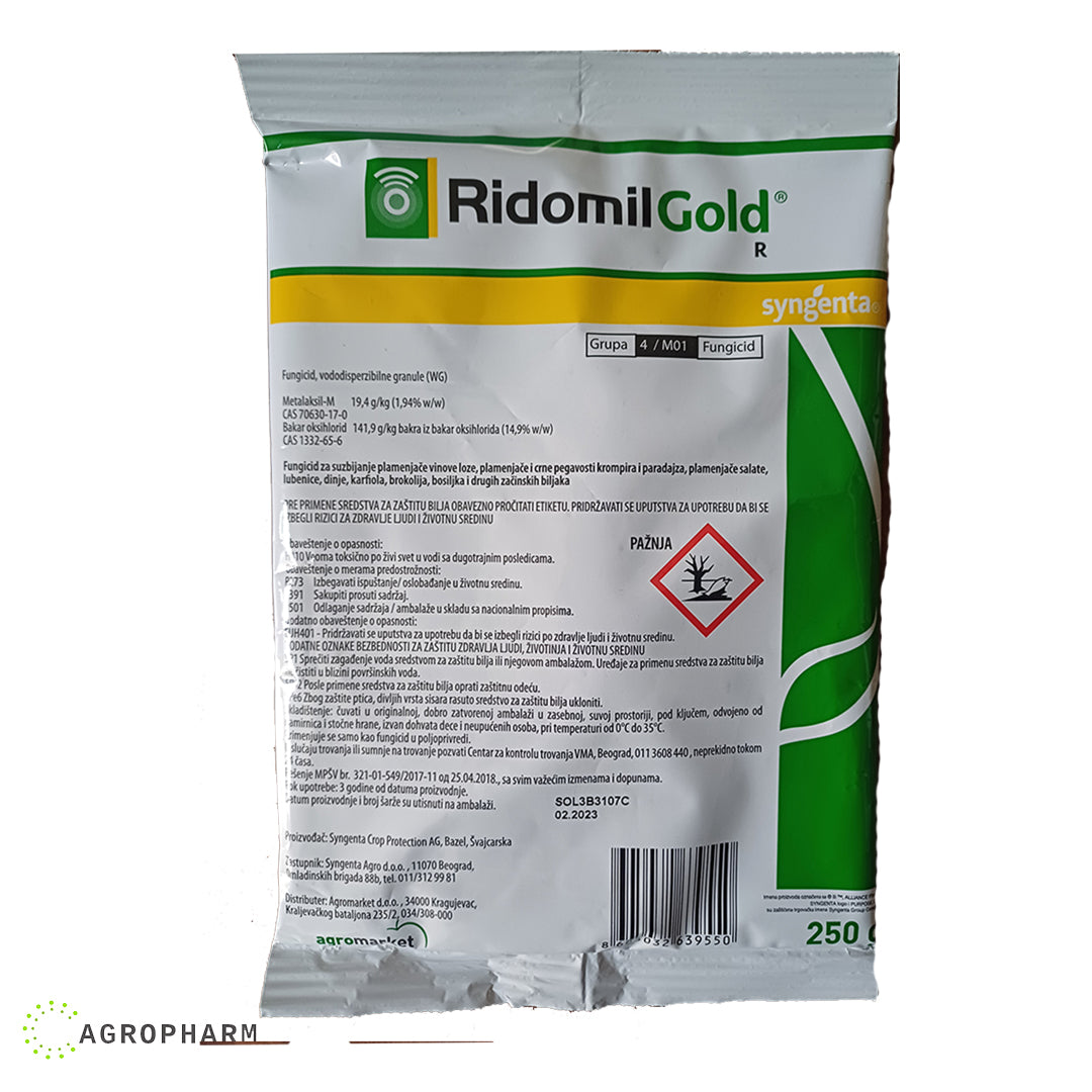 Raami Gold R Ridomil Gold R 250gr - Agropharm - Agropharm
