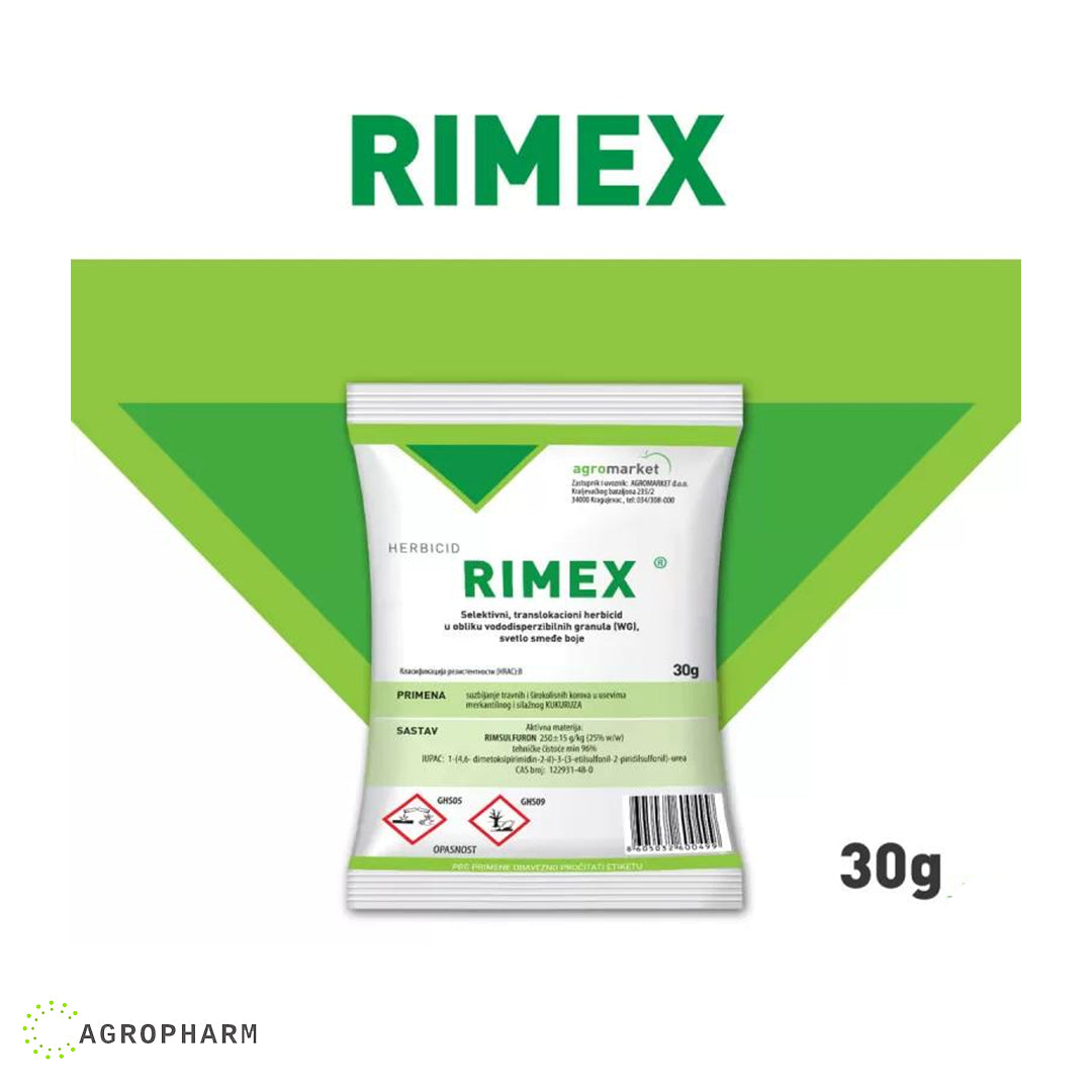 RIMEX Herbicid 30gr i 100gr - Agropharm - Agropharm