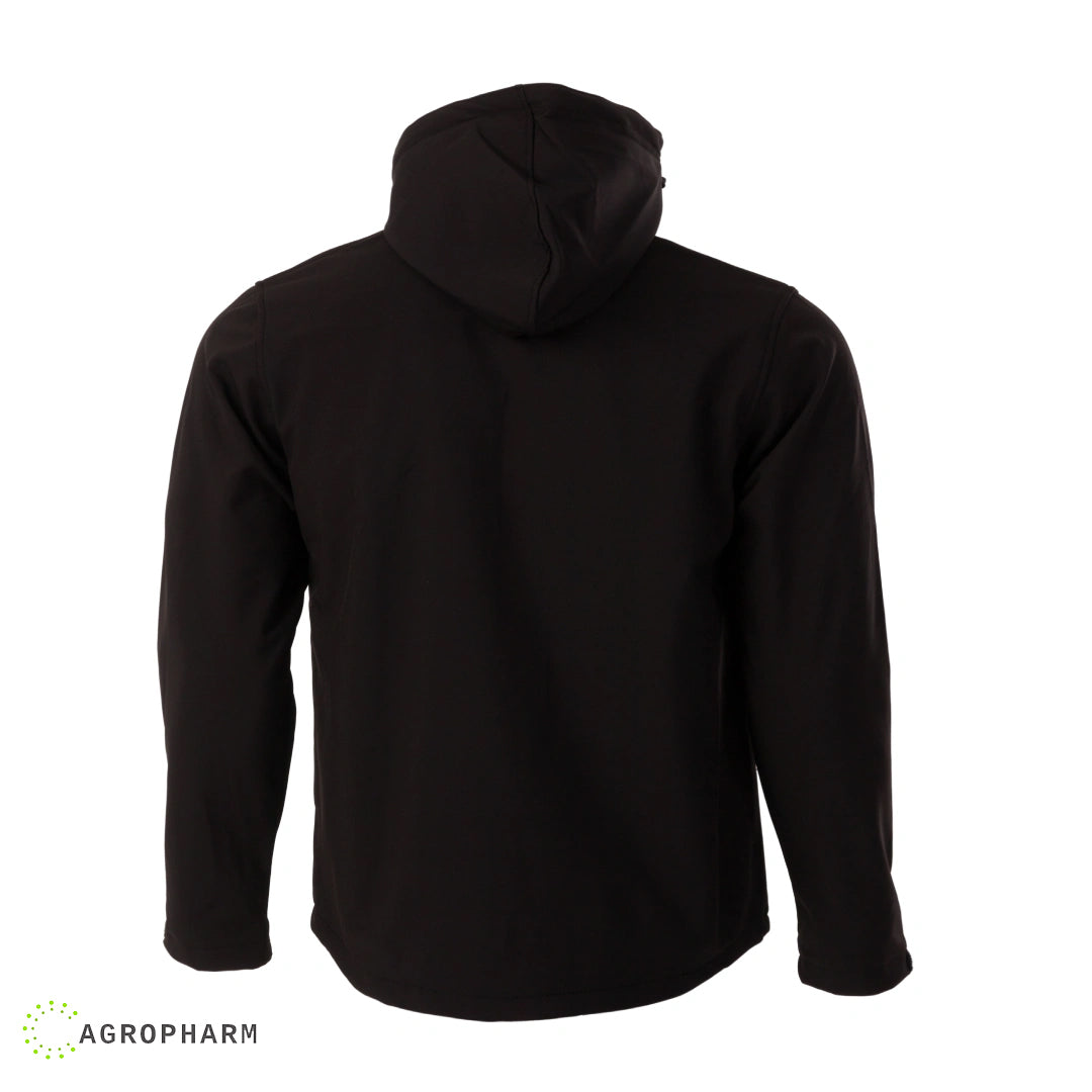 Jakna softshell BLACK COOPER Wurth nepropusna