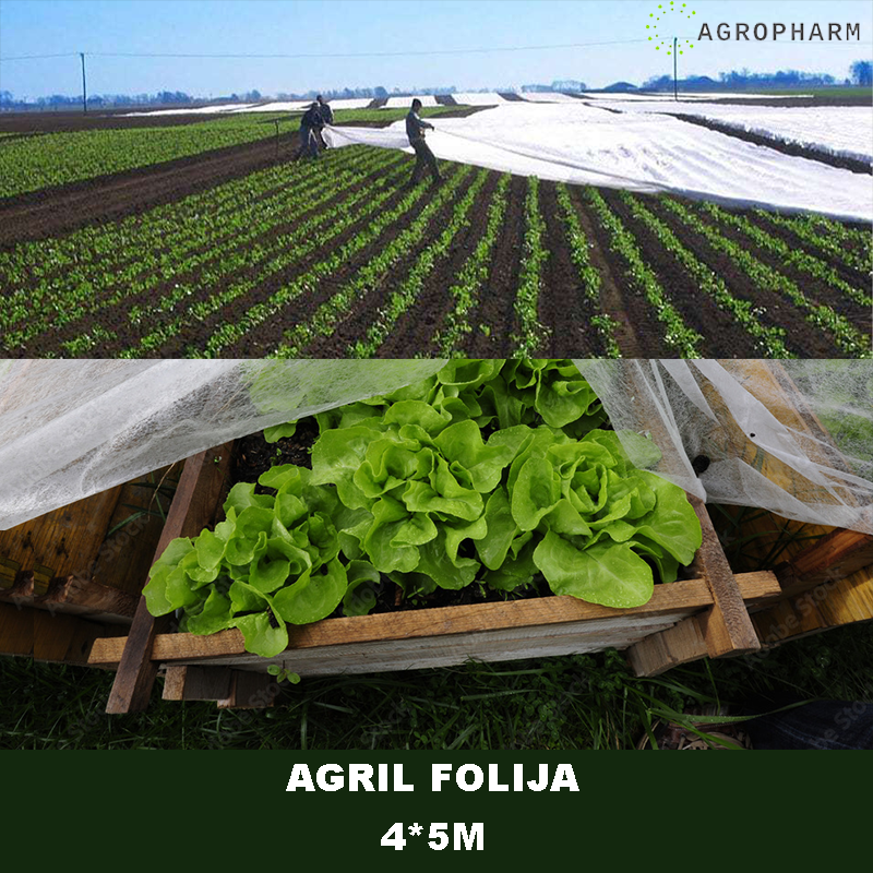 Agril folija 4x5m Sečena