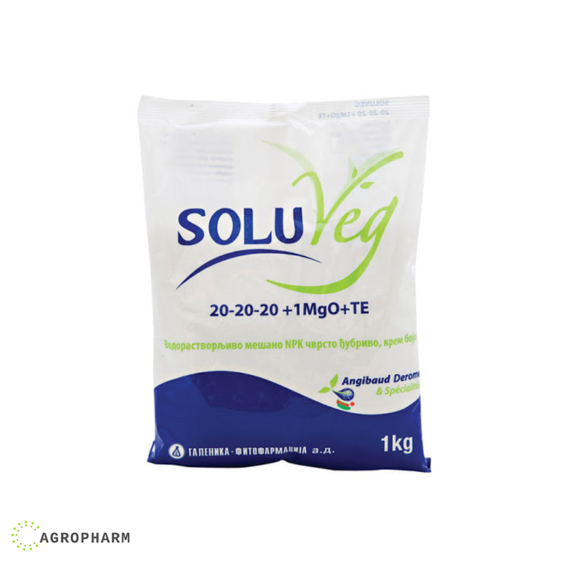 Soluveg 20+20+20+MgO+TE 250gr