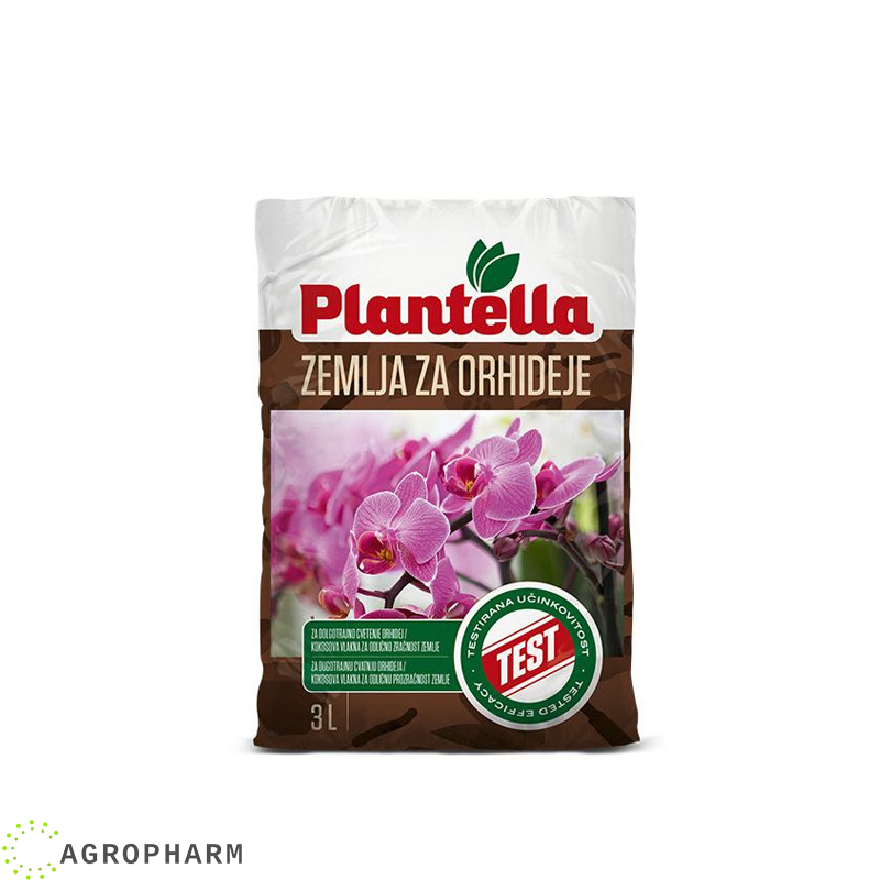 Zemlja za orhideje 3l Plantella